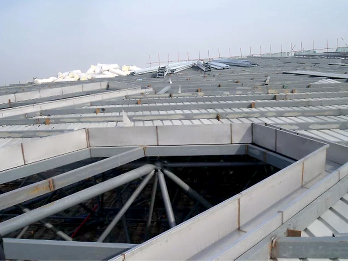 襄阳安吉县体育馆网架